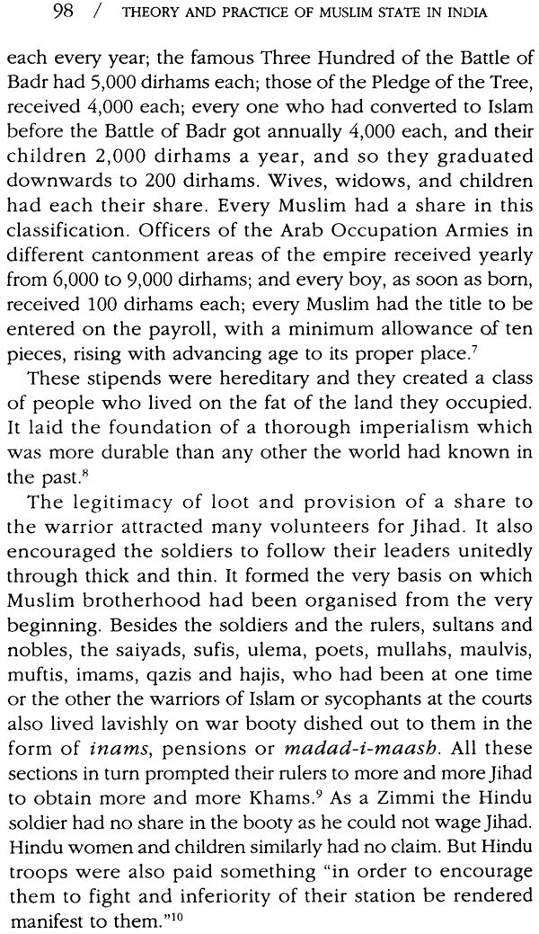 Theory and Practice of Muslim State in India - Retail Maharaj