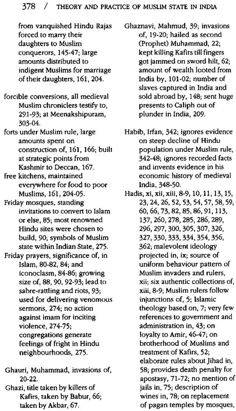 Theory and Practice of Muslim State in India - Retail Maharaj