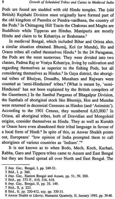 Growth of Scheduled Tribes and Castes in Medieval India - Retail Maharaj