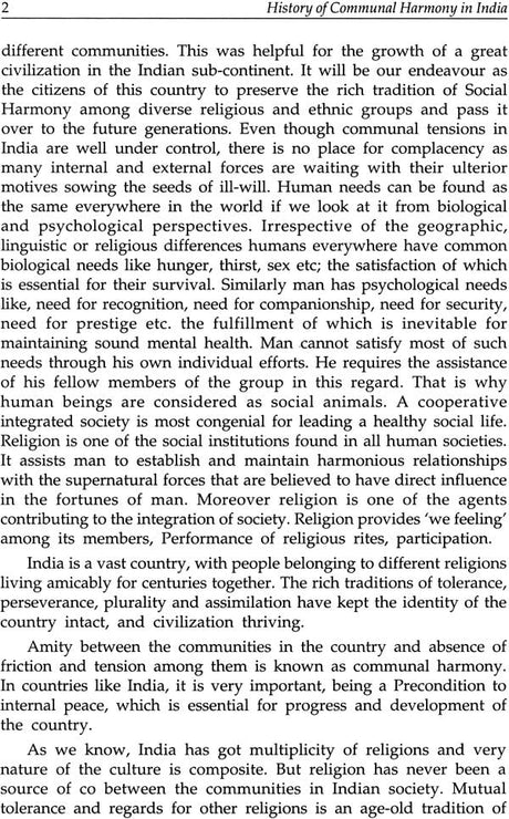 History of Communal Harmony in India - Retail Maharaj