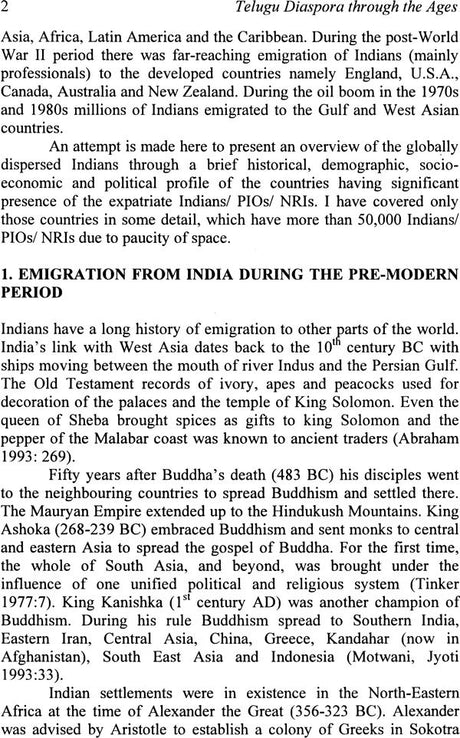 Telugu Diaspora Through The Ages (From the Earliest Times) - Retail Maharaj