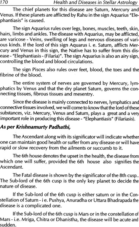 Health and Diseases in Stellar Astrology [English] By MN Muley - Retail Maharaj