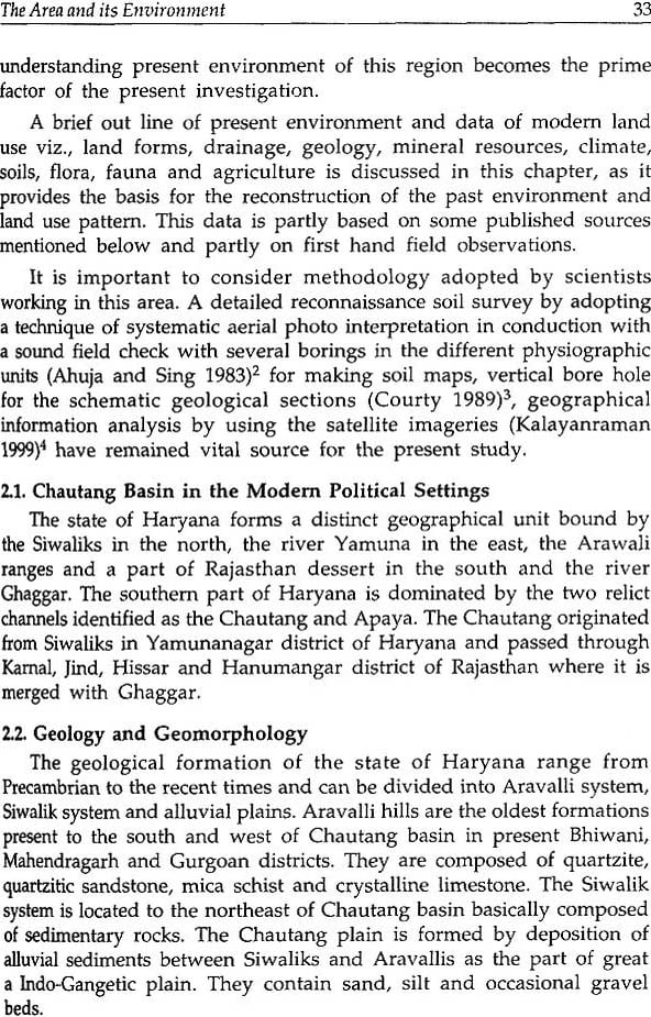 Environment and Settlement Pattern of the Harappan Civilization in the Chautang Basin - Retail Maharaj