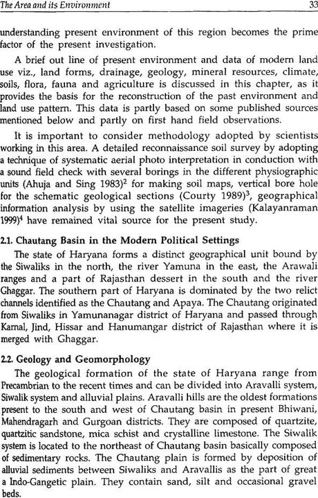 Environment and Settlement Pattern of the Harappan Civilization in the Chautang Basin - Retail Maharaj