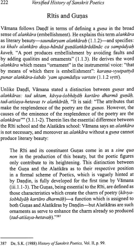 Versified History of Sanskrit Poetics: The Soul is Rasa - Retail Maharaj