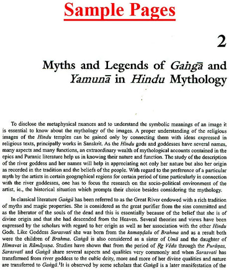 Iconography of Ganga and Yamuna - Retail Maharaj