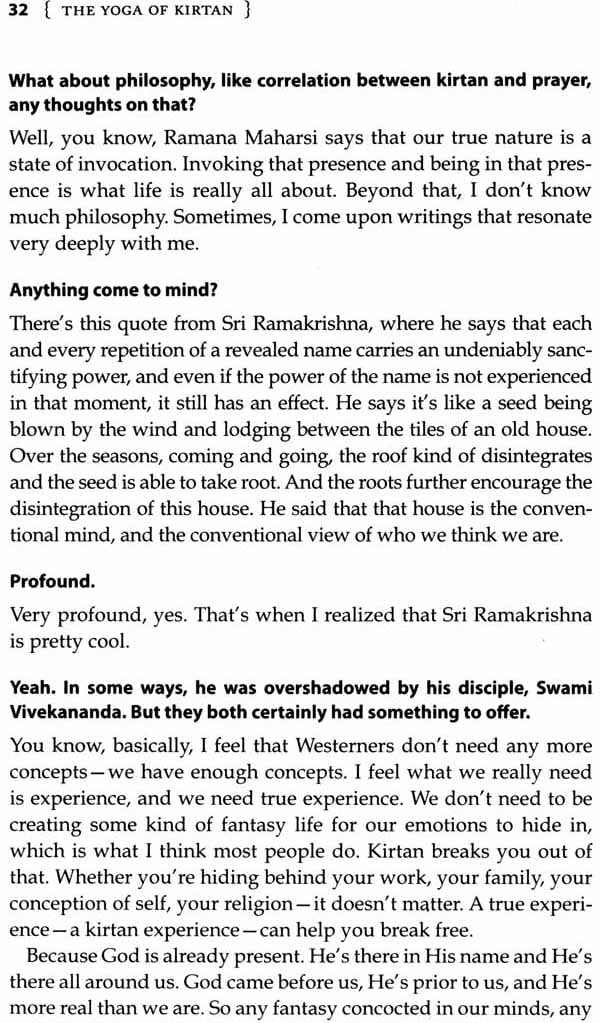 The Yoga of Kirtan - Conversation on The Sacred Art of Chanting - Retail Maharaj