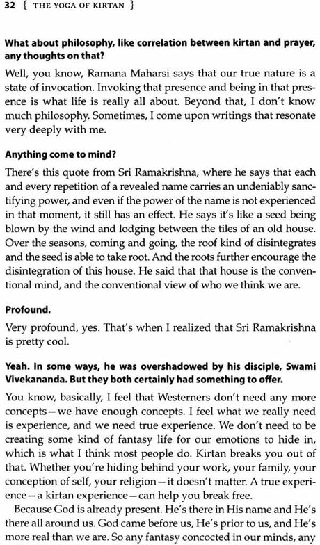 The Yoga of Kirtan - Conversation on The Sacred Art of Chanting - Retail Maharaj