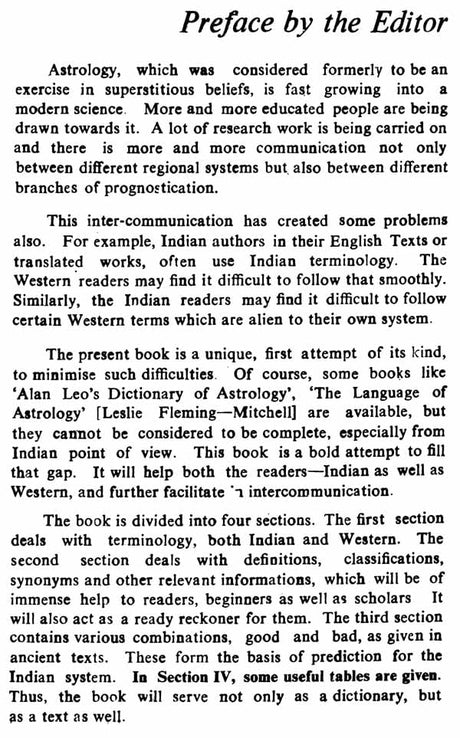 Dictionary of Astrology (A Unique and Distinguished Attempt to Know Terminology of Astrology) - Retail Maharaj