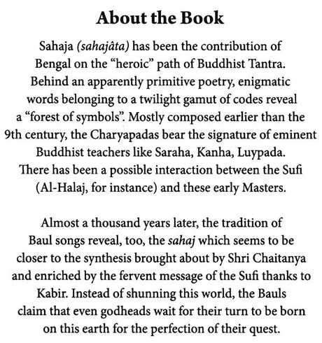 Sahaja in Quest of The Innate (An Esoteric Fusion in Bengali Poetry Through the Charya and the Baul Songs) - Retail Maharaj