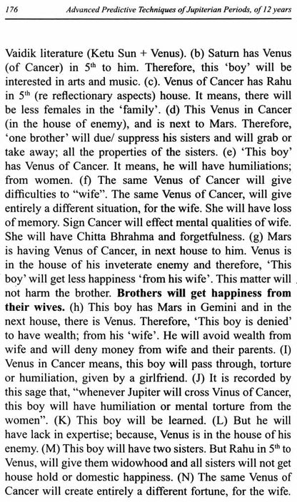 Advanced Predictive Techniques Of Jupiterian Periods Of 12 Year In English By Dr. Prof. Dineshchandra Negandhi