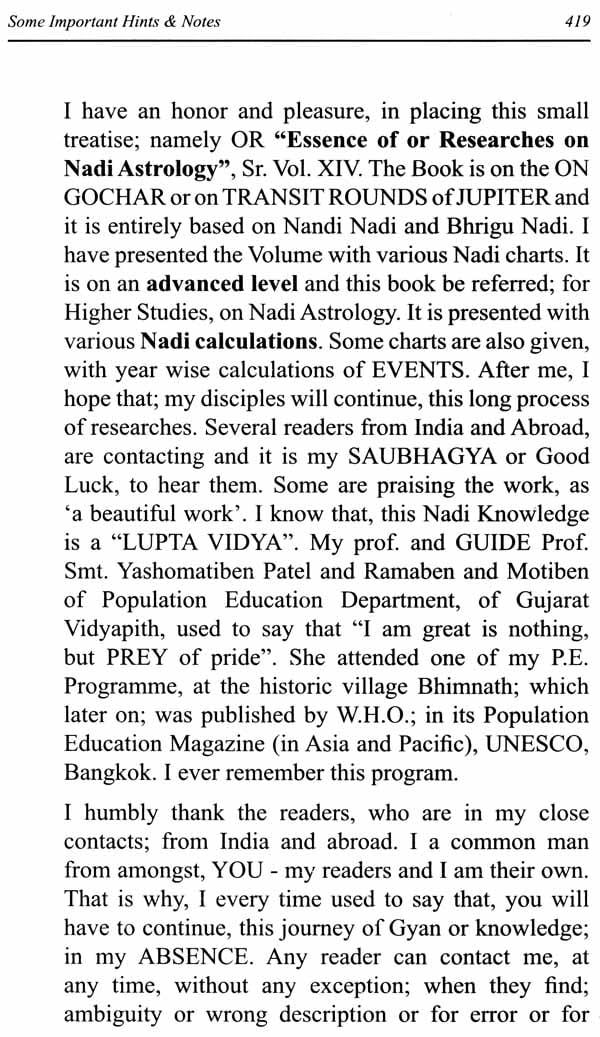 Advanced Predictive Techniques Of Jupiterian Periods Of 12 Year In English By Dr. Prof. Dineshchandra Negandhi