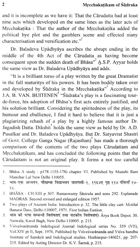 Mrchhakatika of Sudraka (A Critical & Cultural Study) - Retail Maharaj