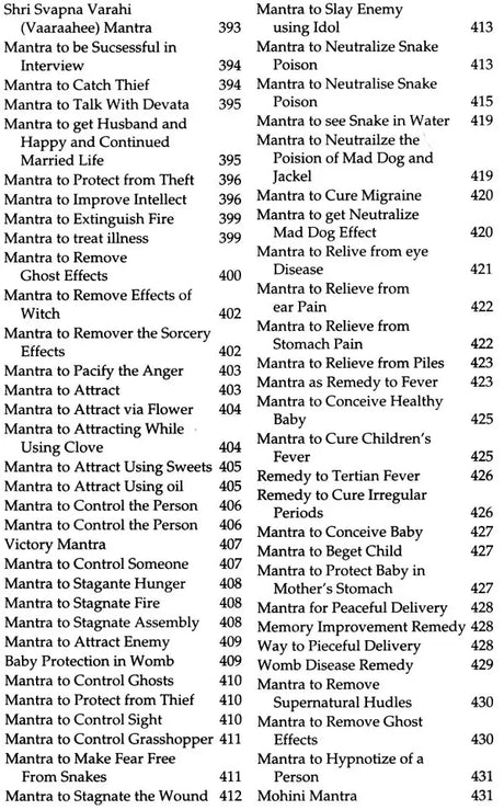 Encyclopaedia of Sabara Mantra -The Collection of Rare Sabara Mantra of Various Deities to Accomplish Variegated Spiritual and Worldly Desires along with Tantrika Herbal Glossary (Set of 2 Volumes) - Retail Maharaj