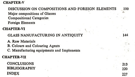 Ancient Indian Glass - Archaeology and Technology (An Old and Rare Book) - Retail Maharaj