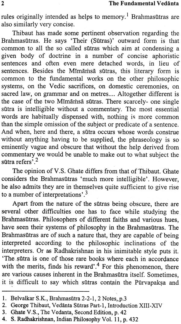 The Fundamental Vedanta - Upanisads, The Brahmasutra and Bhasyas (A Critique of The Visayavakyas of The Brahmasutra) - Retail Maharaj