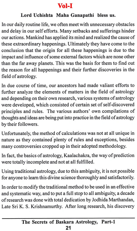 The Secrets Of Baskara Astrology (3 Volumes Set) [English] By Prasanna Jothidamani K Baskaran - Retail Maharaj