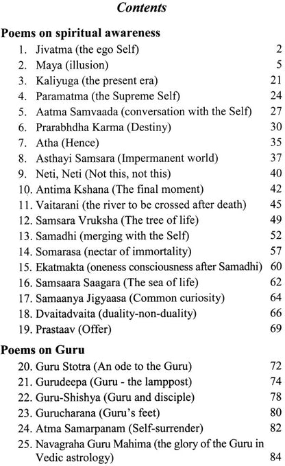 50 Poems for Self-Realisation (Moksha) - From the Treasure Trove of India&