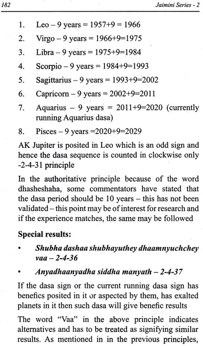 A Comprehensive Guide for Jaimini Astrologers (38 Jaimini Dasas explained with examples)