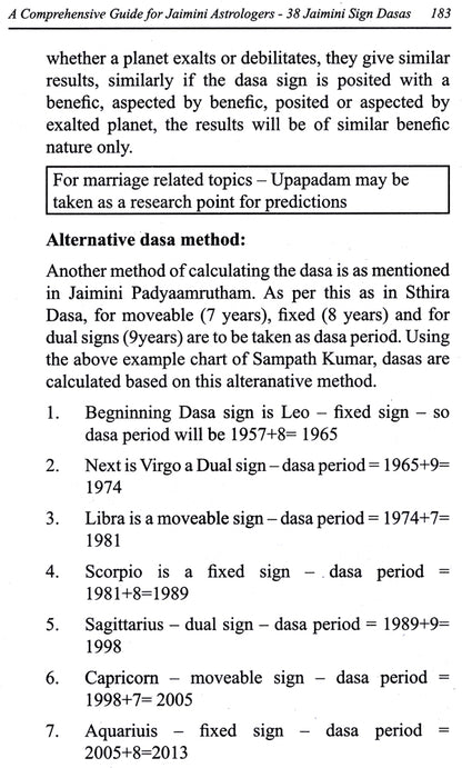 A Comprehensive Guide for Jaimini Astrologers (38 Jaimini Dasas explained with examples)