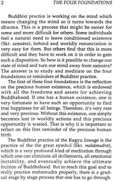 Four Ordinary Foundations of Buddhist Practice - Retail Maharaj