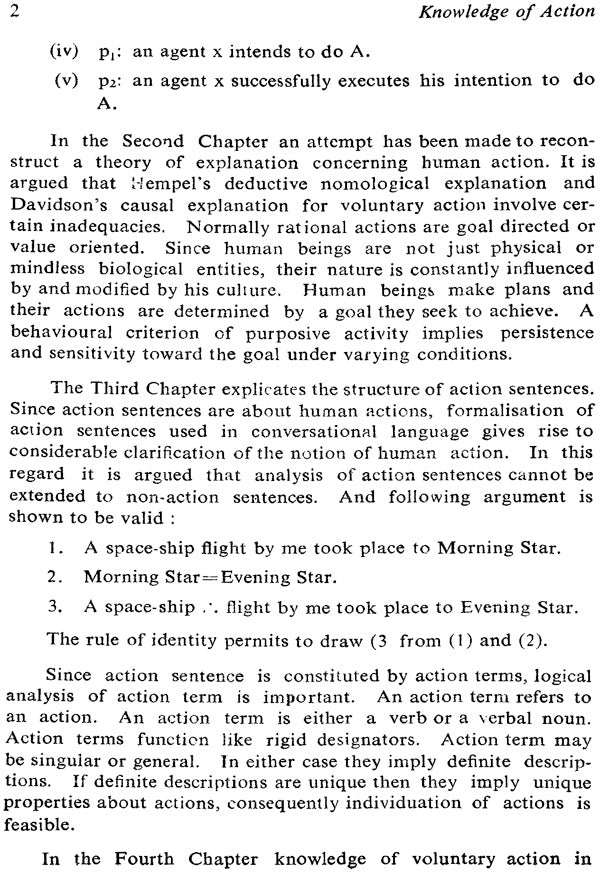 Knowledge of Action: Logico-Epistemological Analysis (Sri Garib Dass Oriental Series No 161) - Retail Maharaj