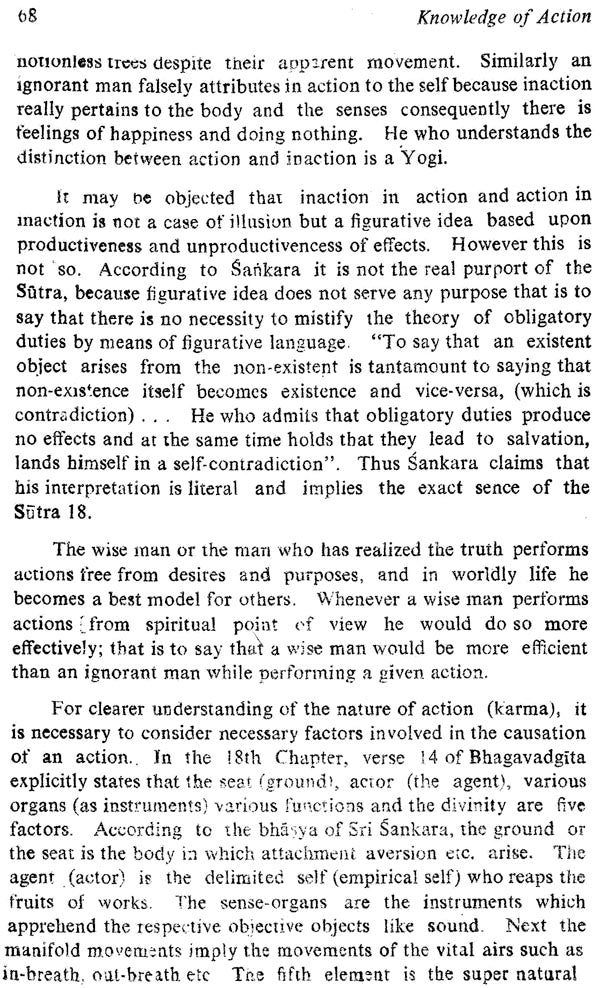 Knowledge of Action: Logico-Epistemological Analysis (Sri Garib Dass Oriental Series No 161) - Retail Maharaj