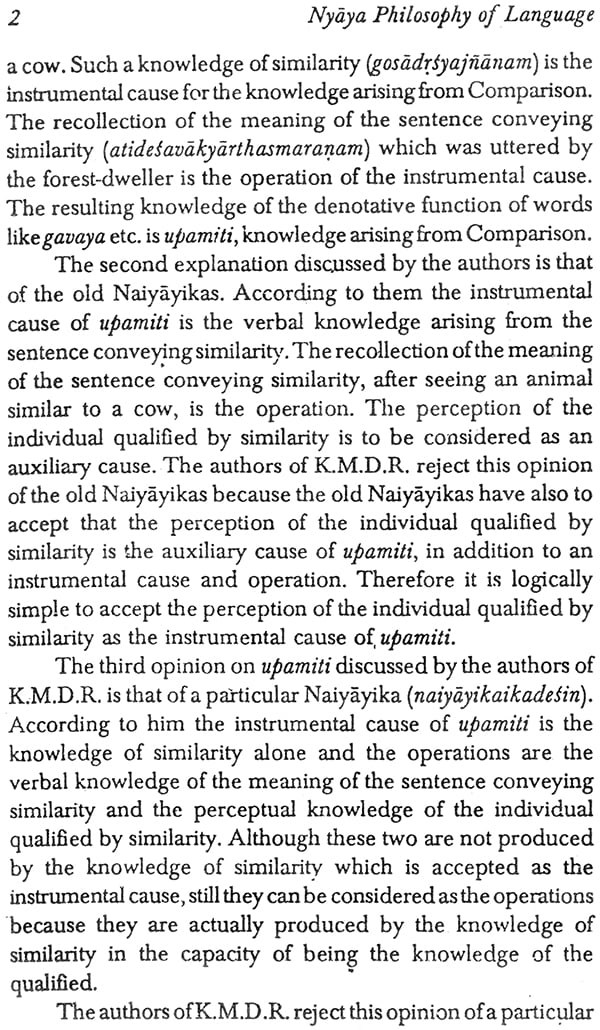 Nyaya Philosophy of Language: Analysis, Text, Translation and Interpretation of Upamana and Sabda Sections of Karikavali, Muktavali and Dinakari (Sri Garib Dass Oriental Series) - Retail Maharaj