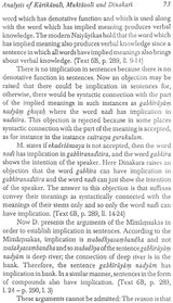 Nyaya Philosophy of Language: Analysis, Text, Translation and Interpretation of Upamana and Sabda Sections of Karikavali, Muktavali and Dinakari (Sri Garib Dass Oriental Series) - Retail Maharaj
