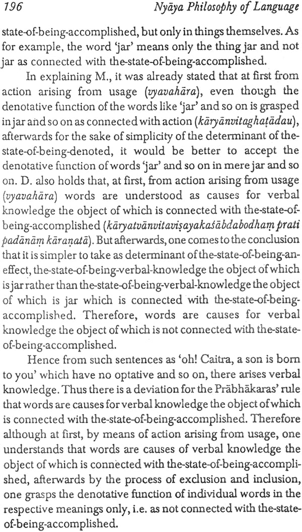 Nyaya Philosophy of Language: Analysis, Text, Translation and Interpretation of Upamana and Sabda Sections of Karikavali, Muktavali and Dinakari (Sri Garib Dass Oriental Series) - Retail Maharaj