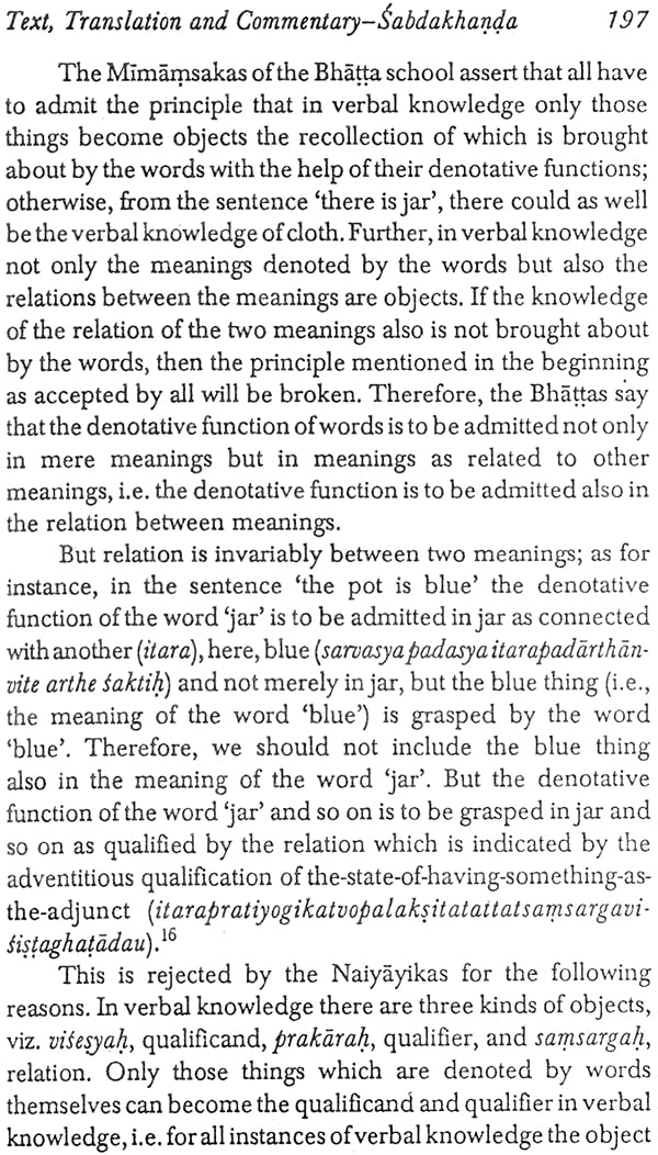 Nyaya Philosophy of Language: Analysis, Text, Translation and Interpretation of Upamana and Sabda Sections of Karikavali, Muktavali and Dinakari (Sri Garib Dass Oriental Series) - Retail Maharaj