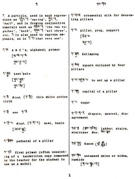 Tibetan-English Dictionary - Retail Maharaj