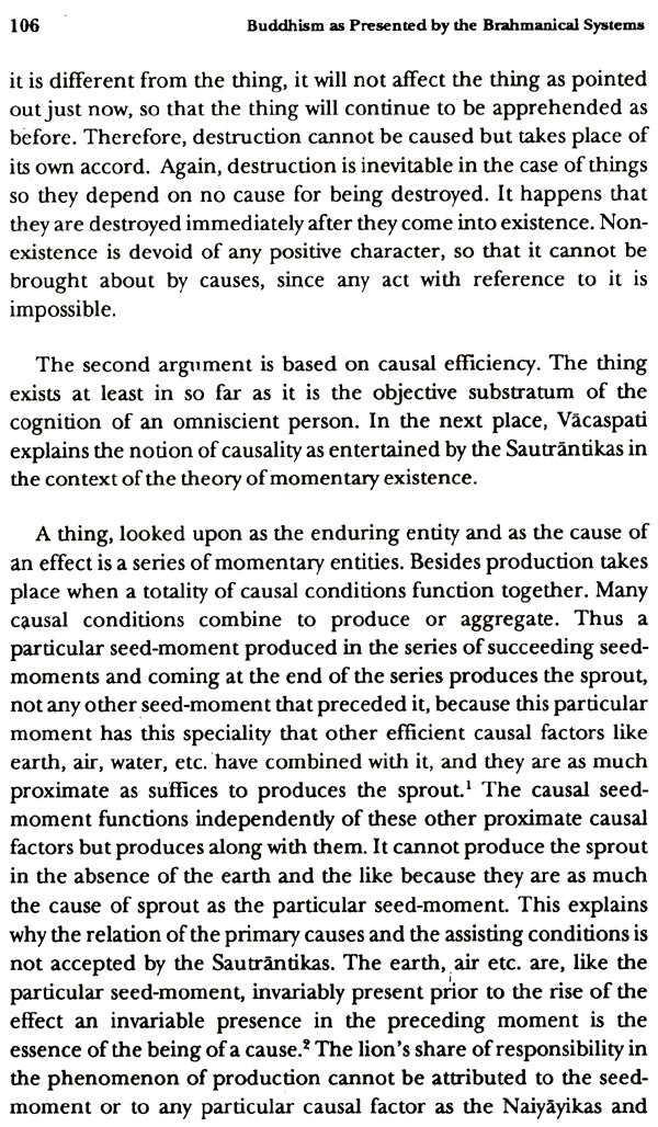 Buddhism As Presented by the Brahmanical Systems (Bibliotheca Indo-buddhica) - Retail Maharaj