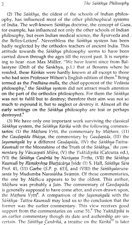 Sankhya Philosophy: A Critical Evaluation of Its Origins and Development: No. 167 (Sri Garib Dass Oriental S.) - Retail Maharaj