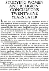 Todays Women in World Religion - Retail Maharaj