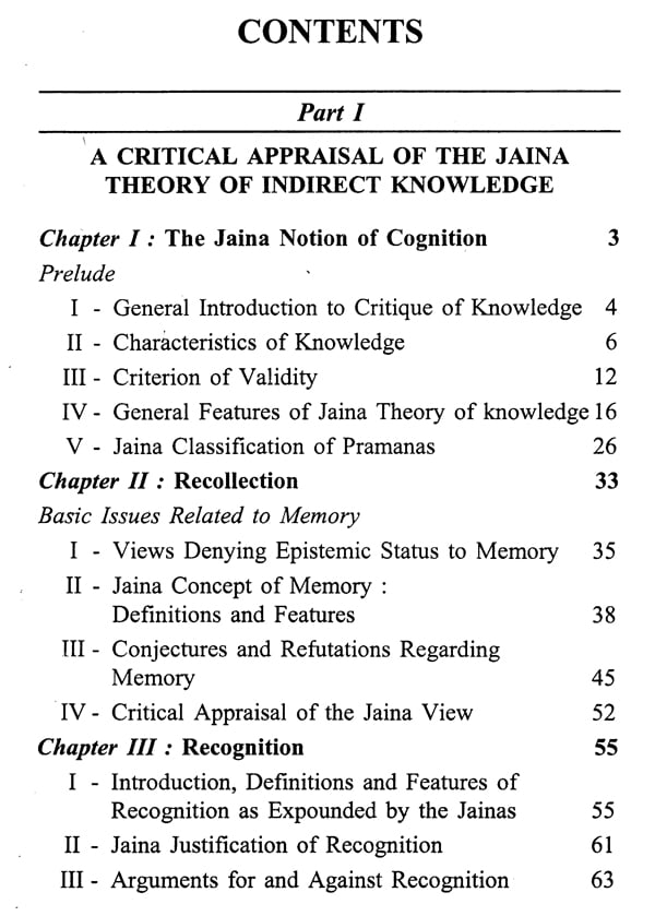 Recollection, Recognition and Reasoning: A Study in The Jaina Theory of Paroksa Pramana - Retail Maharaj