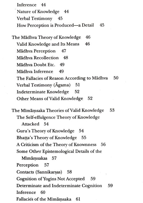 Theories of knowledge: Its validity and its sources (Sri Garib Dass oriental series) - Retail Maharaj