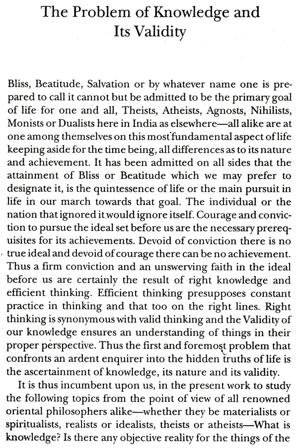 Theories of knowledge: Its validity and its sources (Sri Garib Dass oriental series) - Retail Maharaj
