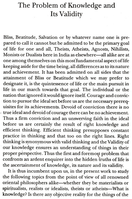 Theories of knowledge: Its validity and its sources (Sri Garib Dass oriental series) - Retail Maharaj