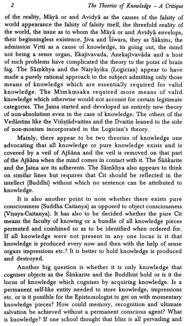 Theories Of Knowledge- A Critique - Retail Maharaj