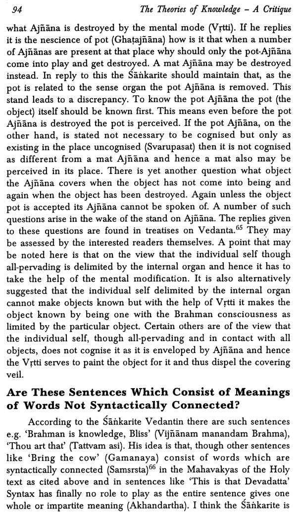 Theories Of Knowledge- A Critique - Retail Maharaj