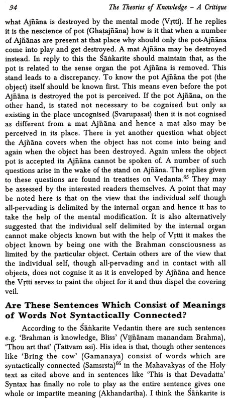 Theories Of Knowledge- A Critique - Retail Maharaj