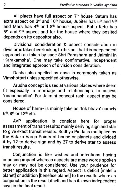 Predictive Methods in Vedika Jyotisha [English] By Hemant Thakorbhai Bhatt - Retail Maharaj