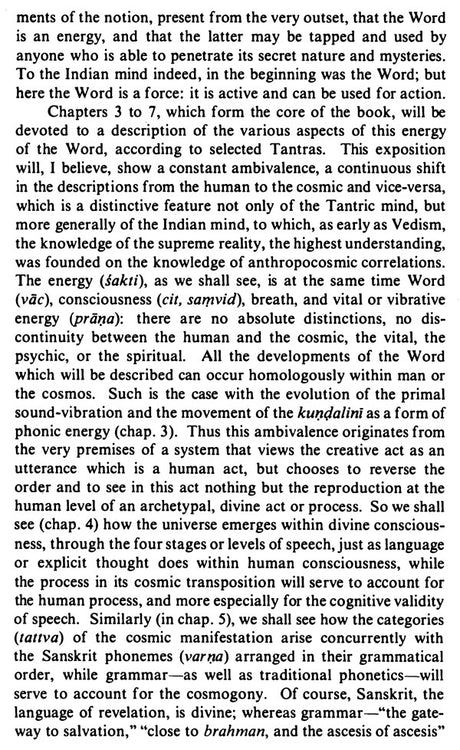 Vac: The Concept of the Word in Selected Hindu Tantras: No. 155 (Sri Garib Dass Oriental S.) - Retail Maharaj
