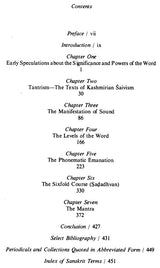 Vac: The Concept of the Word in Selected Hindu Tantras: No. 155 (Sri Garib Dass Oriental S.) - Retail Maharaj