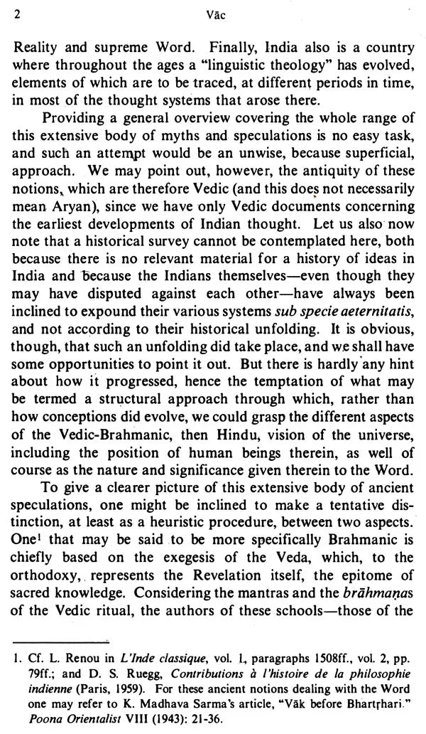 Vac: The Concept of the Word in Selected Hindu Tantras: No. 155 (Sri Garib Dass Oriental S.) - Retail Maharaj