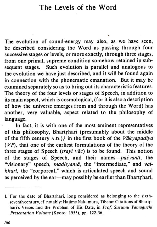 Vac: The Concept of the Word in Selected Hindu Tantras: No. 155 (Sri Garib Dass Oriental S.) - Retail Maharaj