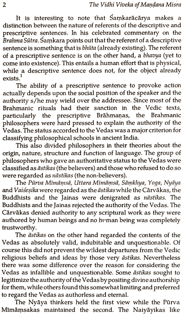 Vidhi Viveka of Mandana Misra: Understanding Vedic Injunctions - Retail Maharaj