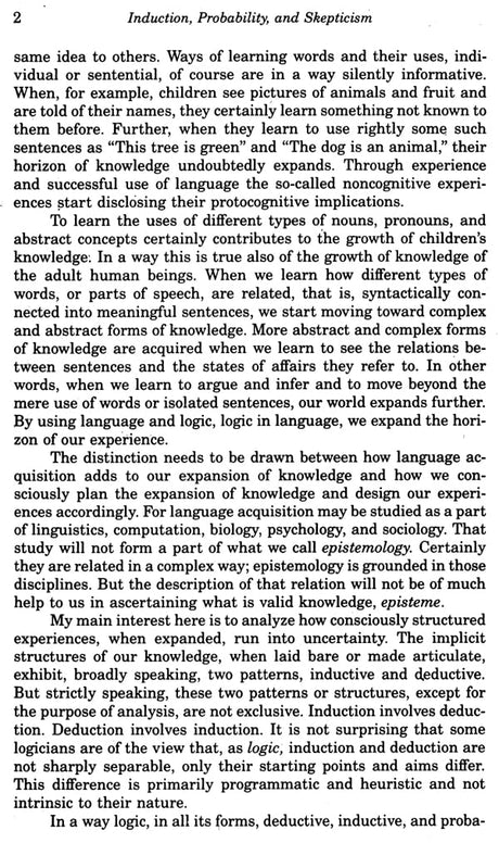 Induction Probability And Skepticism - Retail Maharaj
