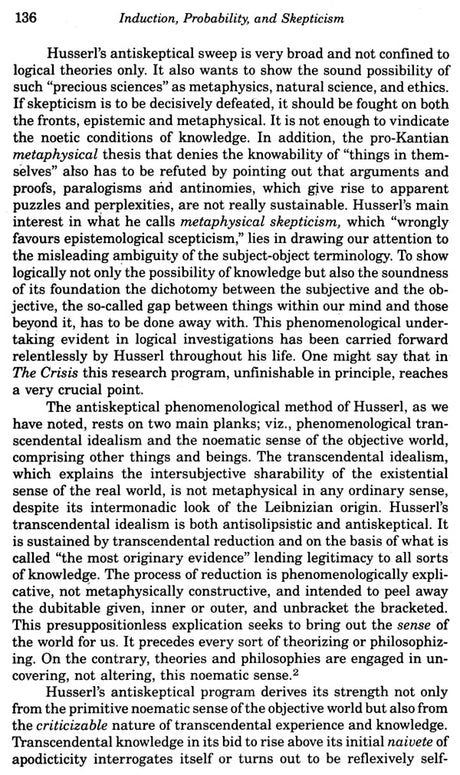 Induction Probability And Skepticism - Retail Maharaj